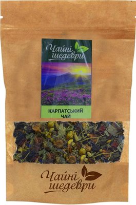 Травяной чай Карпатский 250г "Чайні шедеври" 10057211 фото