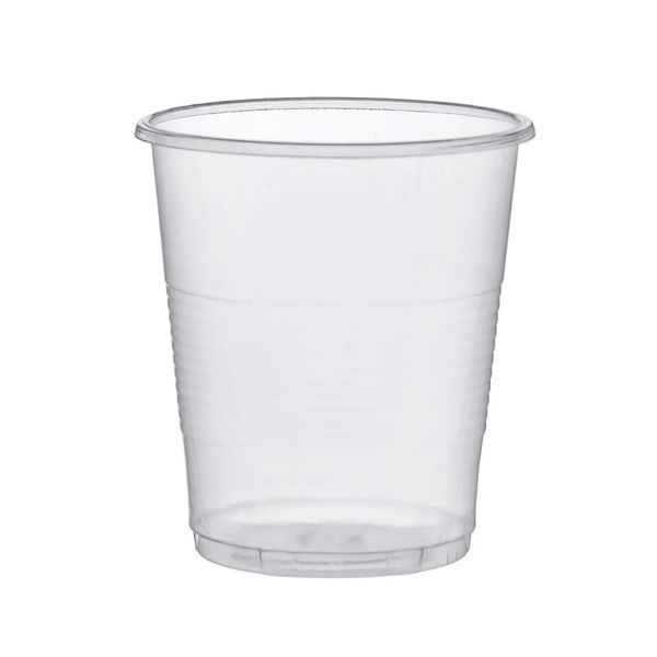 Одноразовий пластиковий прозорий стакан (стопка) 100 мл 100шт/уп (1ящ/48уп/4800шт) 11590038 фото