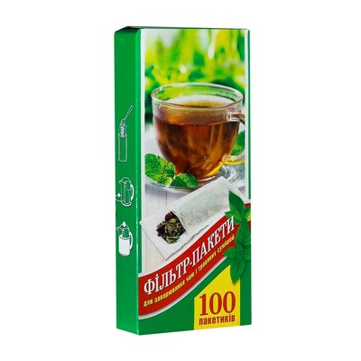 Фільтр-пакети для чаю XXL 100шт/уп 11486108 фото