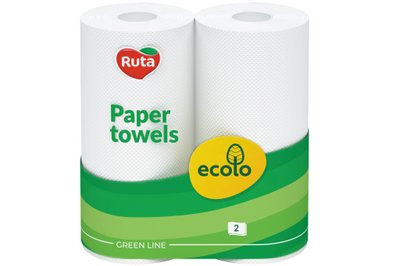 Бумажные полотенца ECOLO "Ruta" 2 рул/уп 10056831 фото