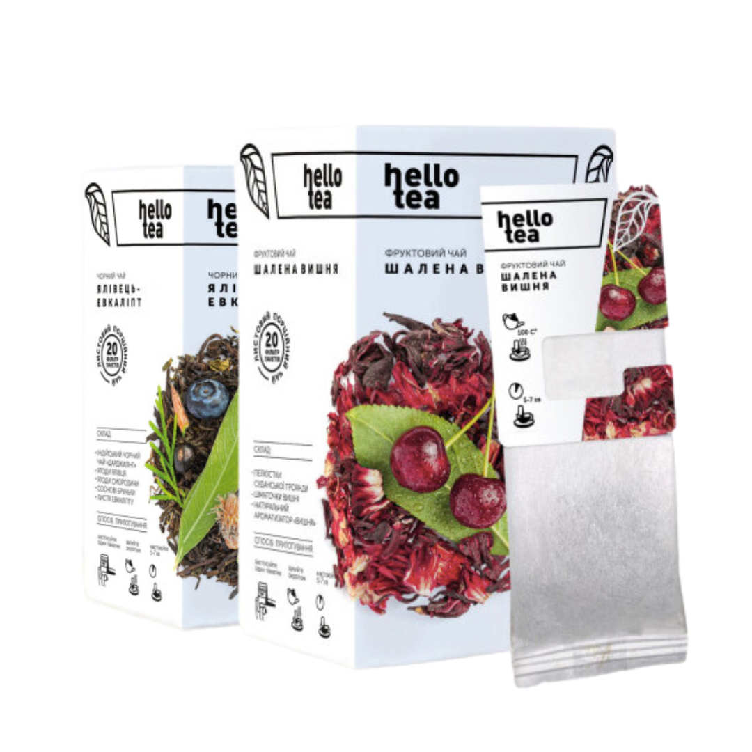 Чай в пакетиках Hello Tea - купити в магазині Cuplus