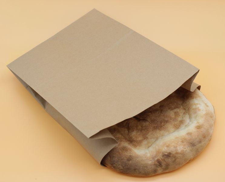 Пакет Саше дно квадрат 260-140-350мм "Хлібна випічка" 1уп/50 11295080 фото